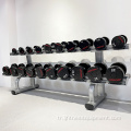 Ağırlıklar Eğitim PU kaplı dambıl spor salonu için fitness